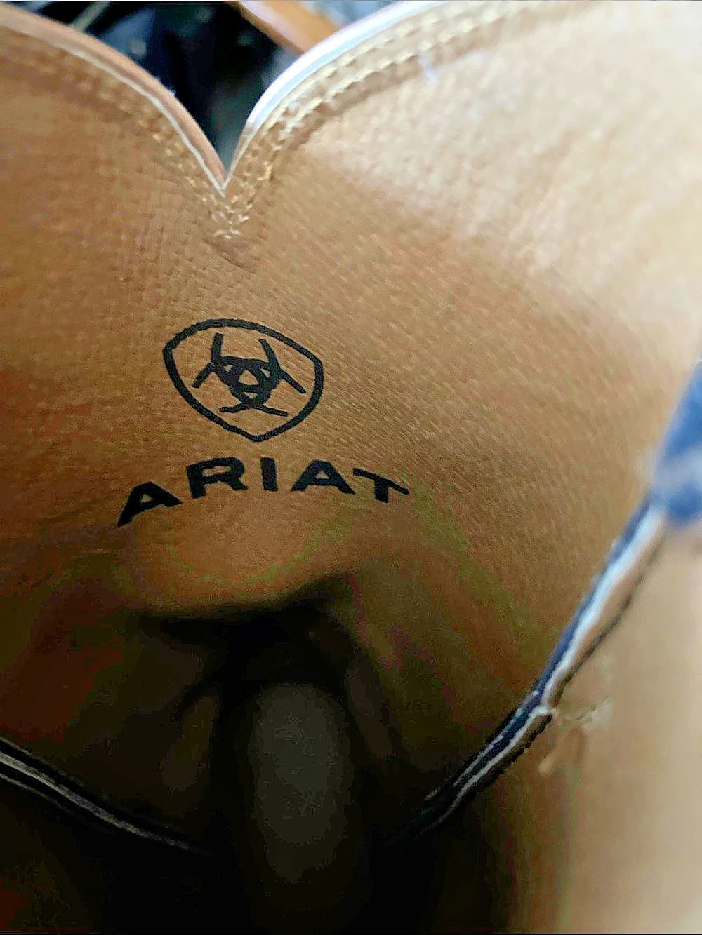 Ariat Heritage Western R Toe Embroidered Western Boots Blue US 8.5 B - Picture 5 of 6